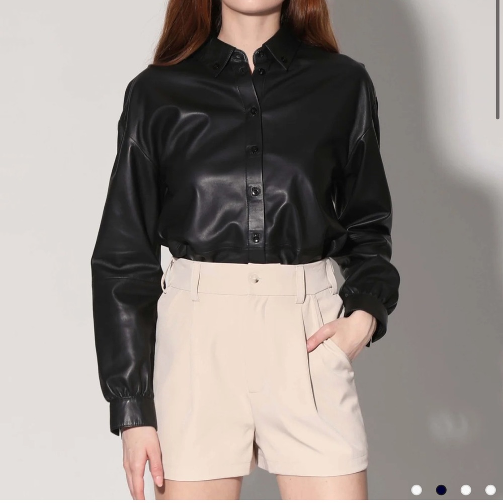 NWT walter baker Jasmine short in bone size L - Picture 8 of 9